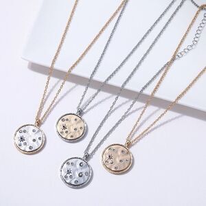 Silver and gold necklace